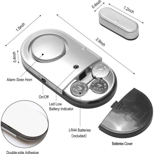120DB Door Window Alarm by DailySale
