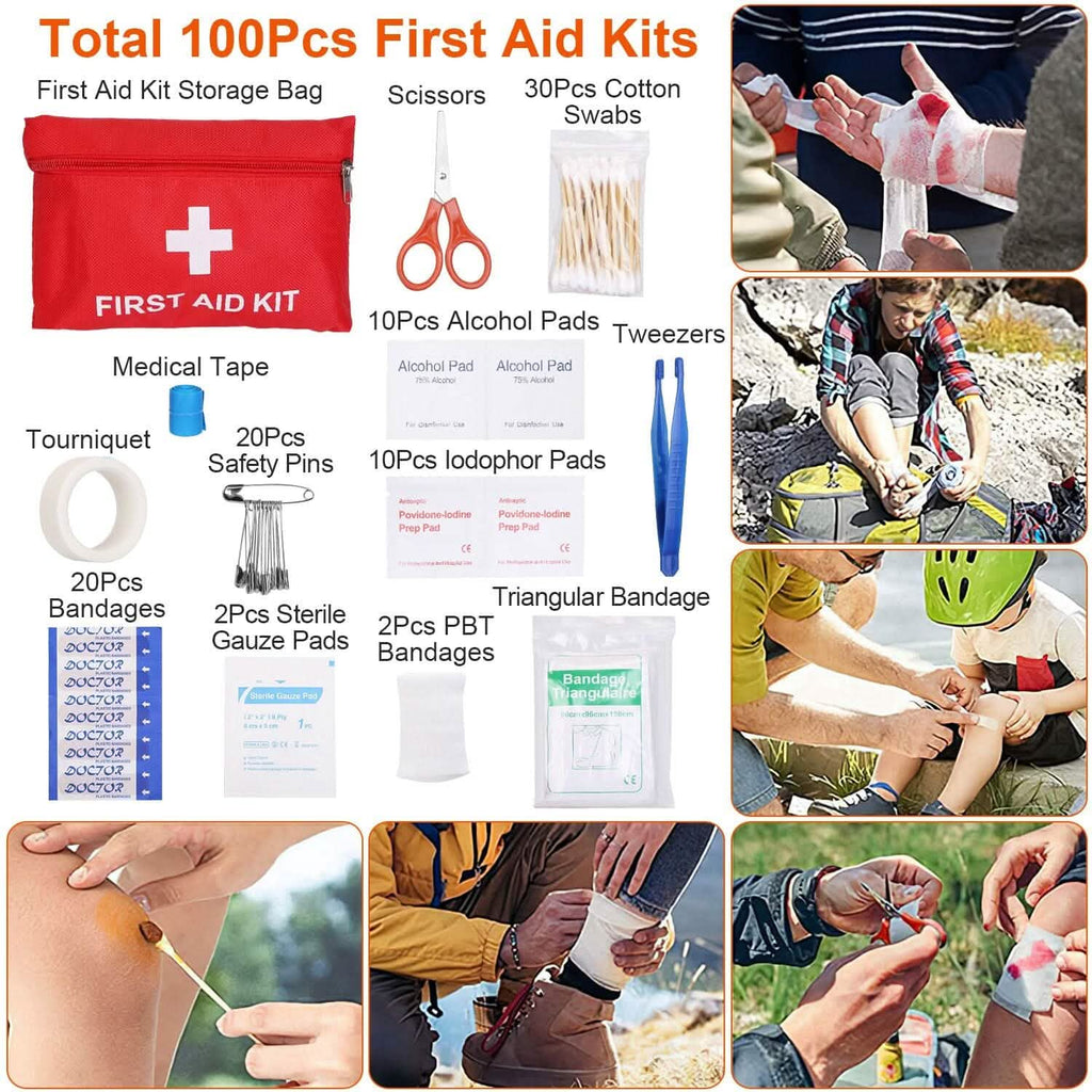 125-Pieces: Emergency Survival Gear Tactical for Outdoor Adventure by DailySale