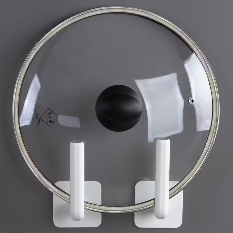 4-Pack: Adhesive Toilet Paper Holder, Wall Mount, White & Black by DailySale