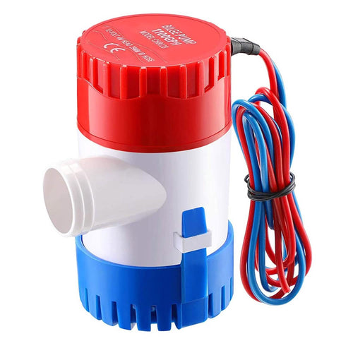 12V 1100GPH Submersible Marine Boat Bilge Non-Automatic Electric Water Pump by DailySale