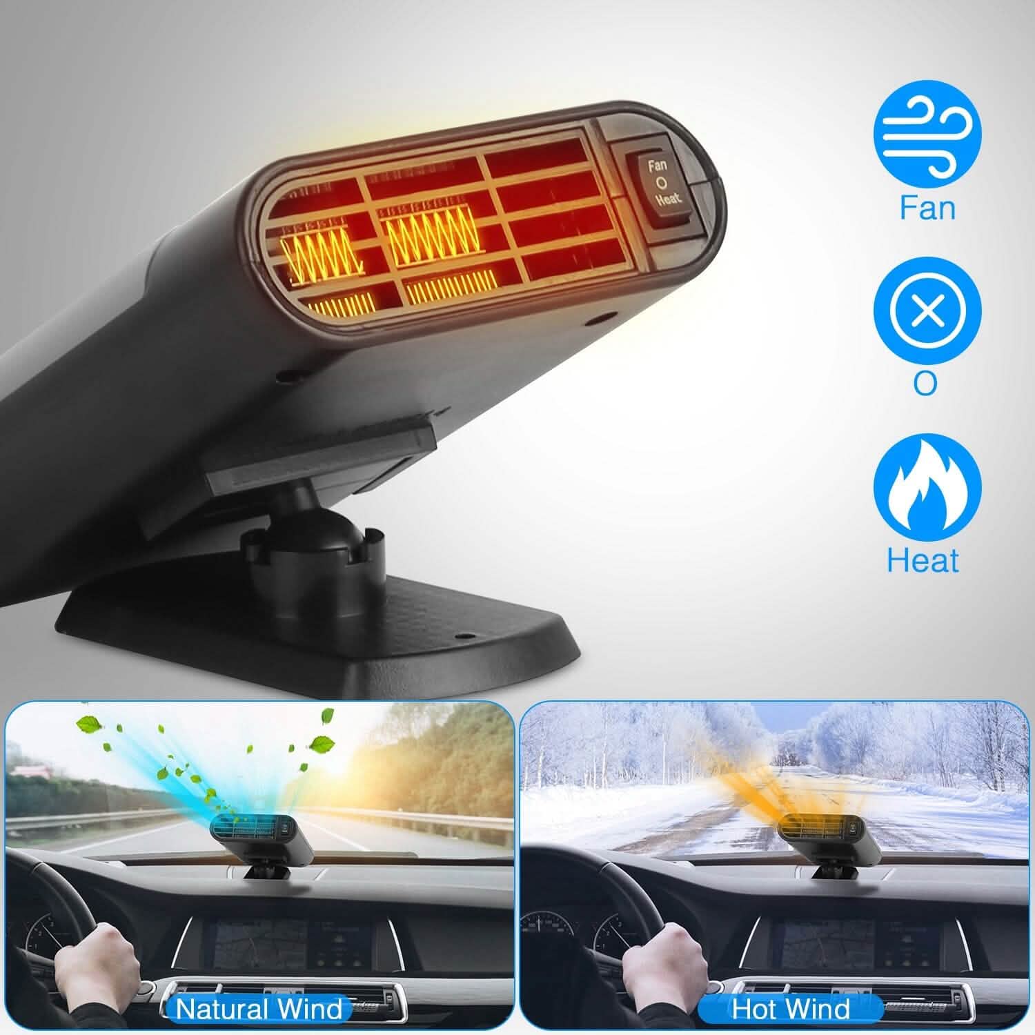 12V 150W Portable Car Heater by DailySale
