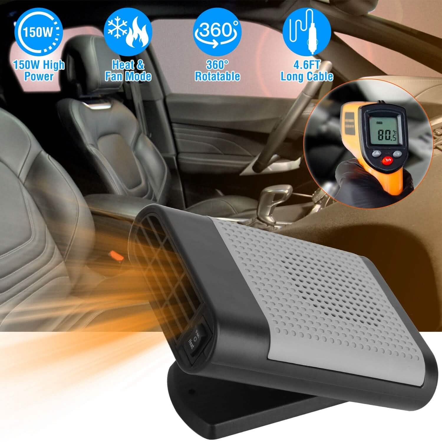 12V 150W Portable Car Heater by DailySale