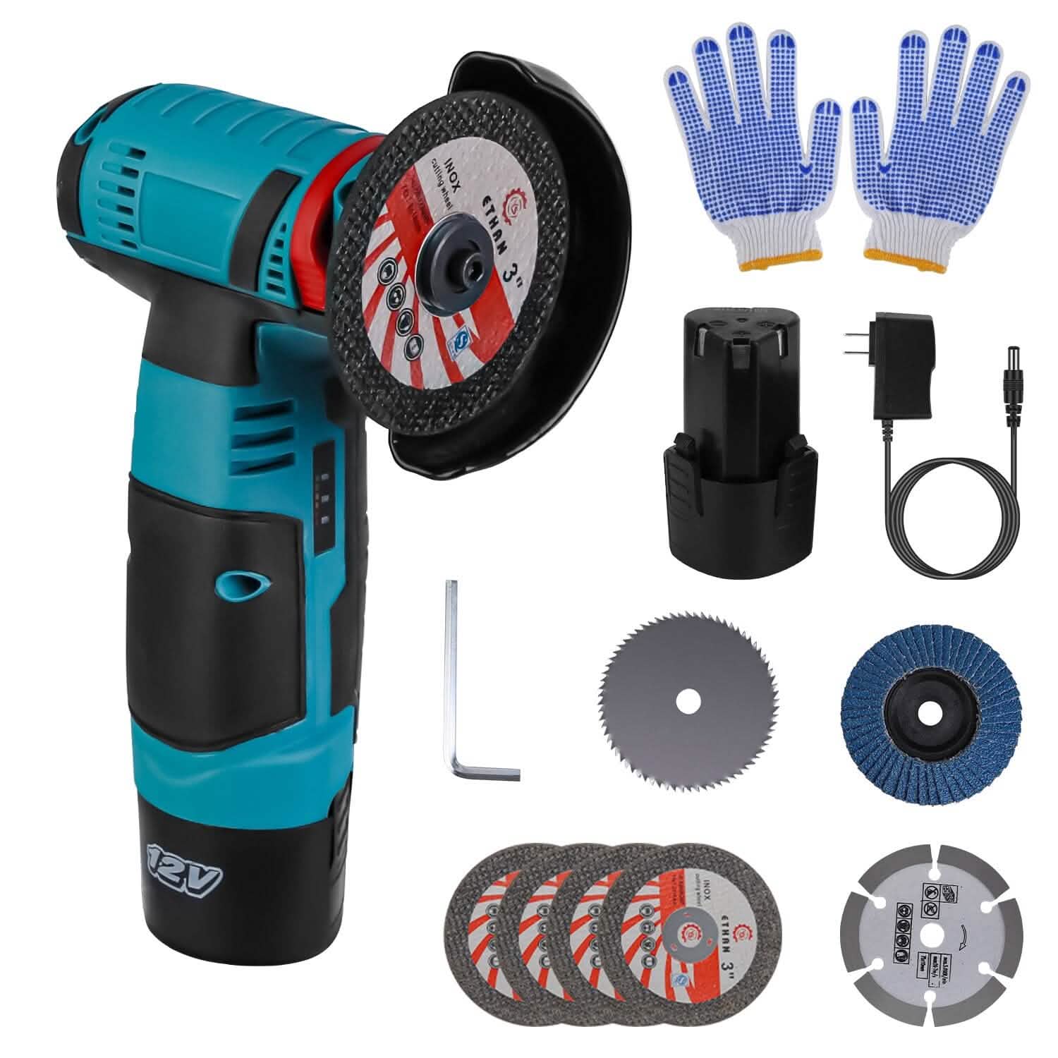 12V Cordless Mini Angle Grinding Machine by DailySale