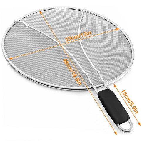 13-Inch Stainless Steel Grease Splatter Screen by DailySale
