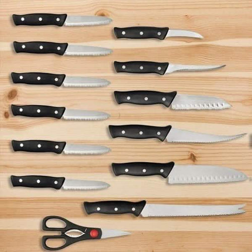 13-Piece: Knife Set Super Sharp Stainless Steel by DailySale