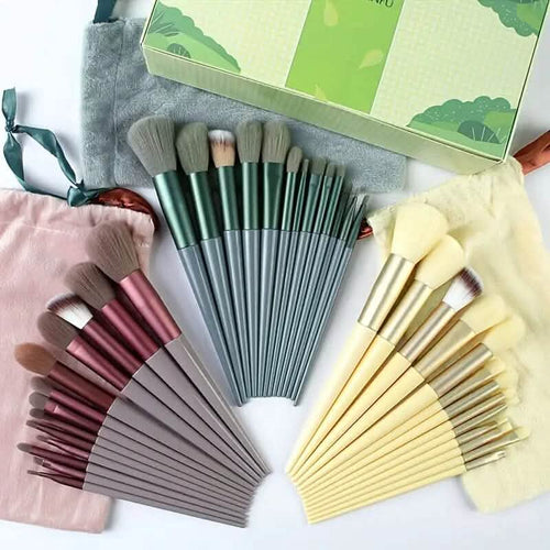 13-Piece: Professional Makeup Brush Set by DailySale