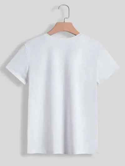 Lucky Clover Sequin Round Neck T-Shirt