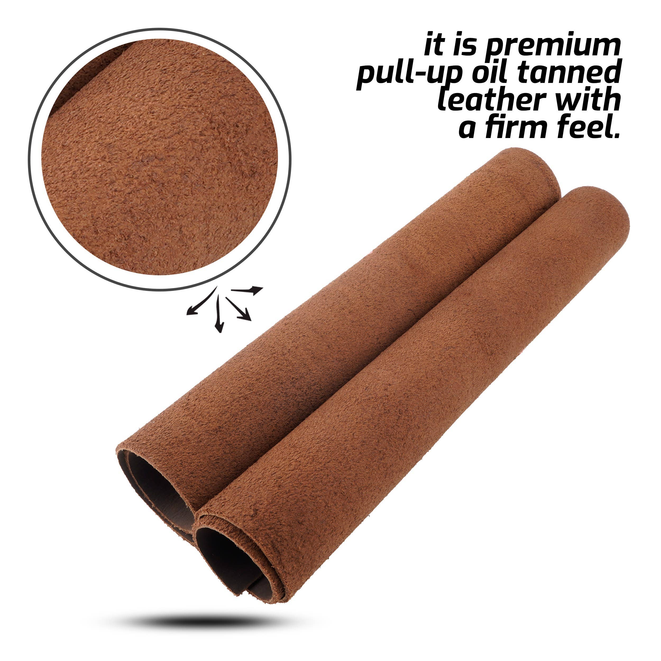 Full Grain Cowhide Leather 2mm Tooling Sheets - Craft & DIY by Hadzam