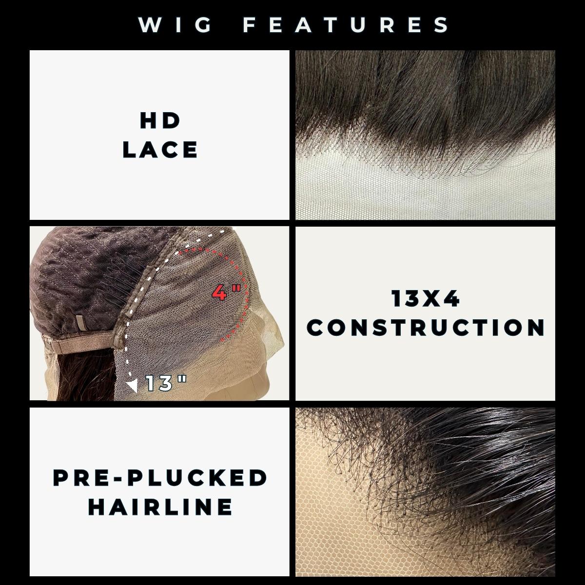 Body Wave 13x4 HD Lace Front Human Hair Wig by Private Label