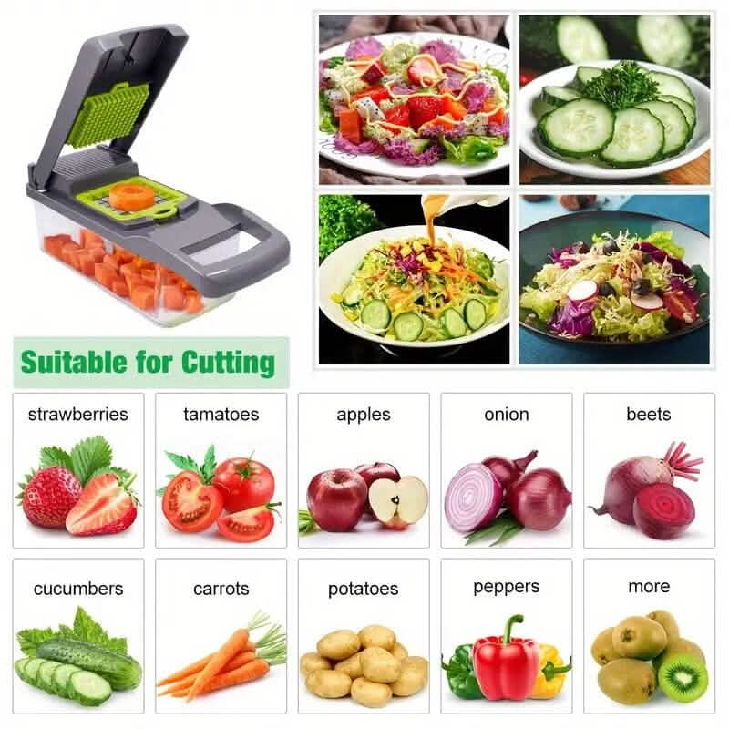 14-in-1 Kitchen Vegetable Chopper by DailySale
