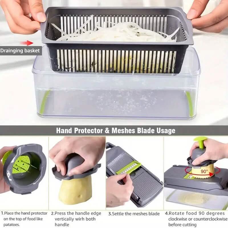 14-in-1 Kitchen Vegetable Chopper by DailySale