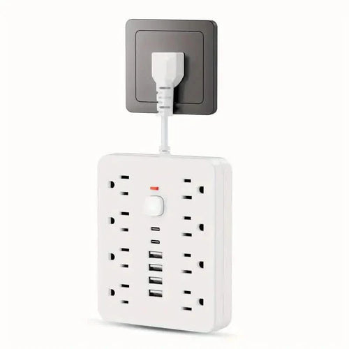 14-in-1 Power Strip With 4 USB Outlets, 2 Type-C Outlet and 8 AC Socket Outlets by DailySale