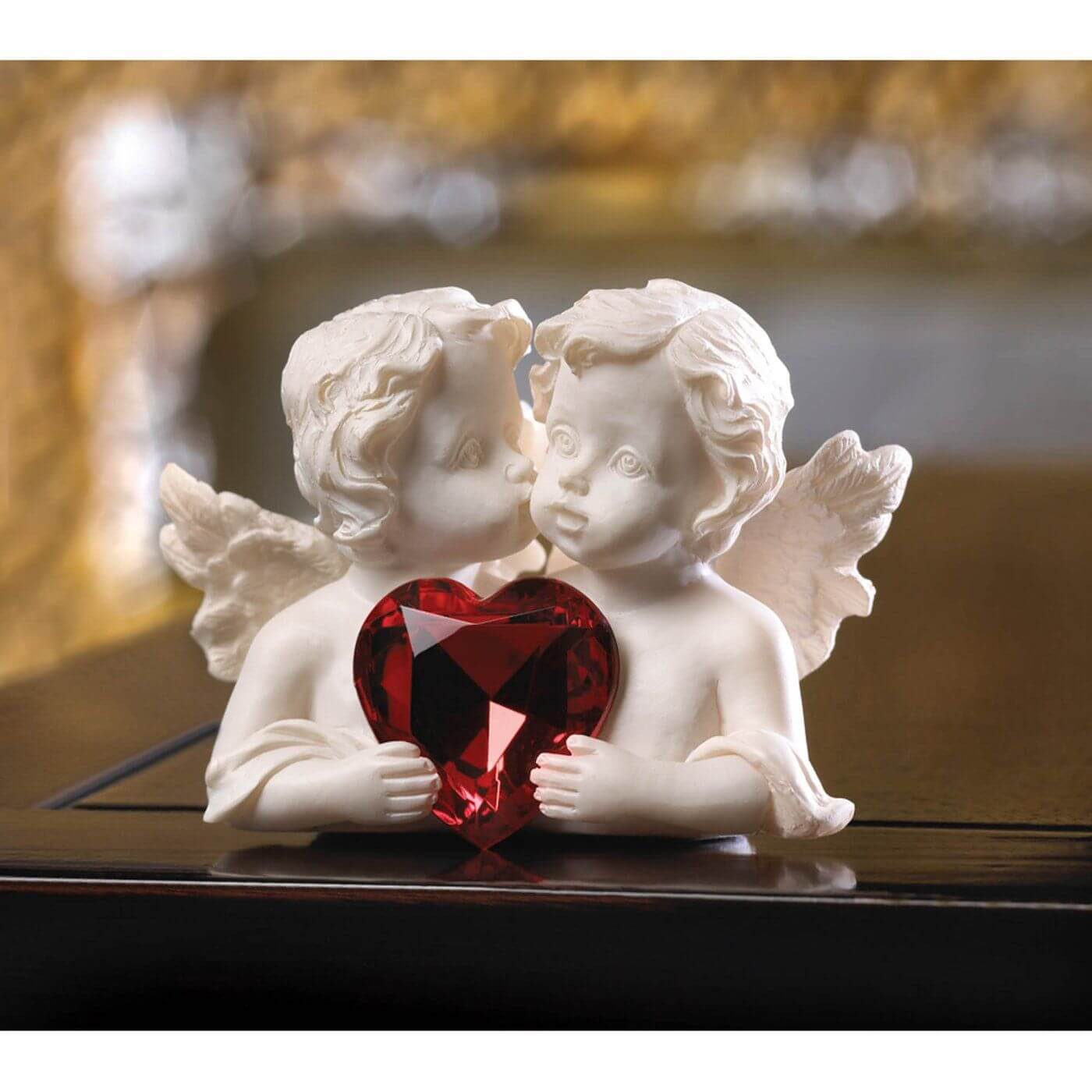 Two in Love Cherub Angels Figurine by FairyGlen Store