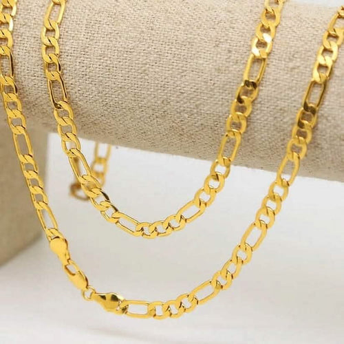 14K 24" Gold Filled Figaro Chain by DailySale