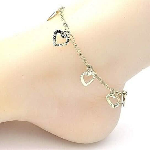 14k Gold Fill Heart Anklet by DailySale
