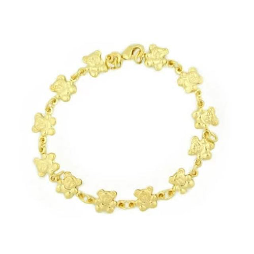 14k Gold Teddy Bracelet 7.5 " by DailySale