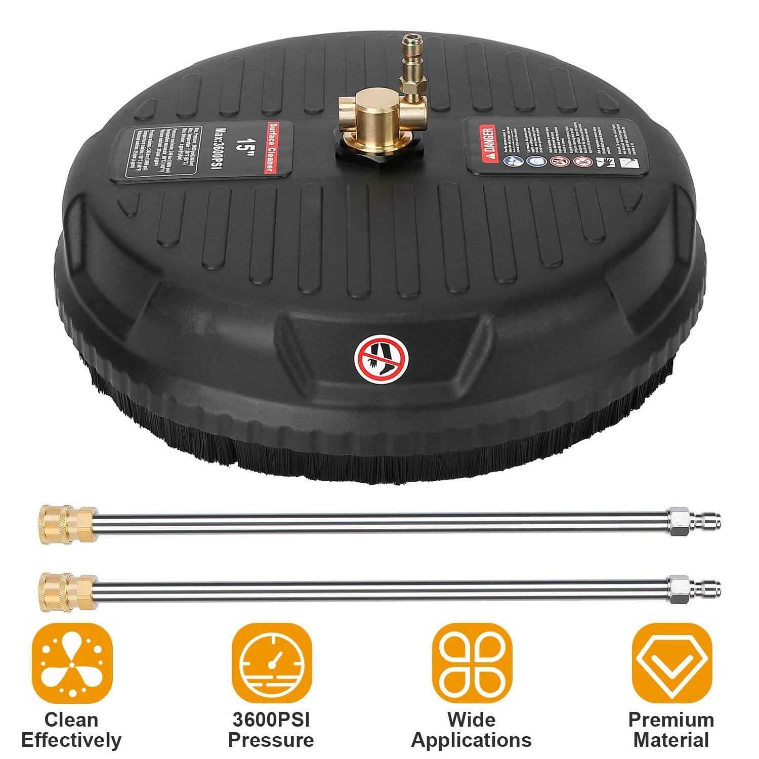 15" High Pressure Flat Surface Cleaner by DailySale