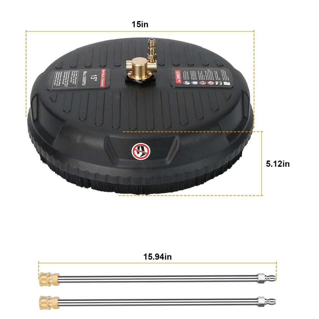 15" High Pressure Flat Surface Cleaner by DailySale