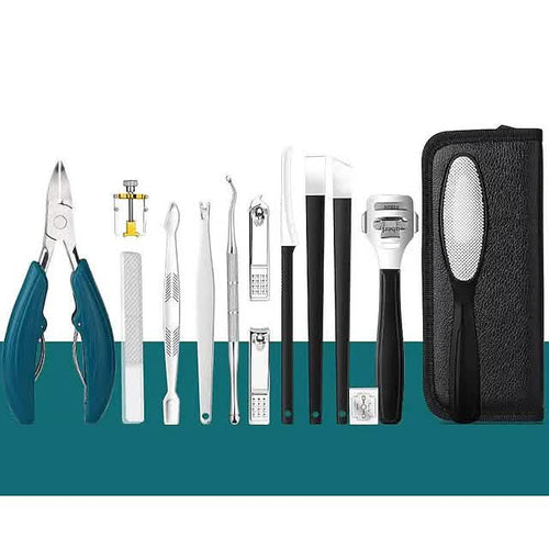 15-Piece: Nail Clipper Pedicure Set by DailySale
