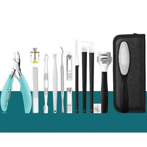 15-Piece: Nail Clipper Pedicure Set by DailySale
