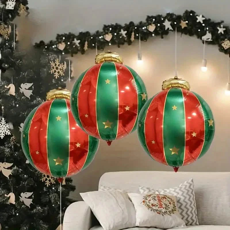 15-Pieces: Giant Shatterproof Christmas Hanging Ball Decorations by DailySale