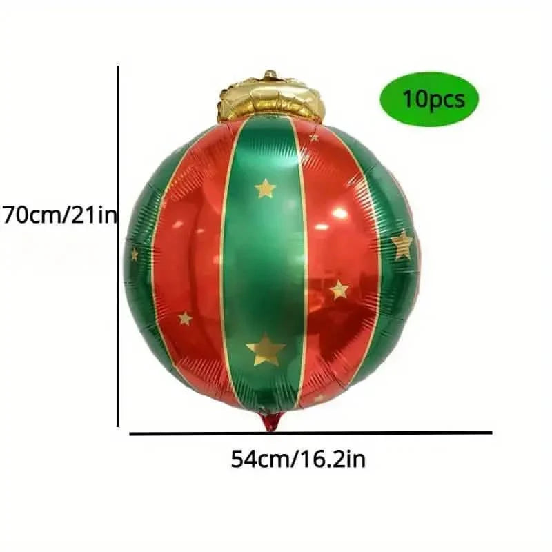 15-Pieces: Giant Shatterproof Christmas Hanging Ball Decorations by DailySale