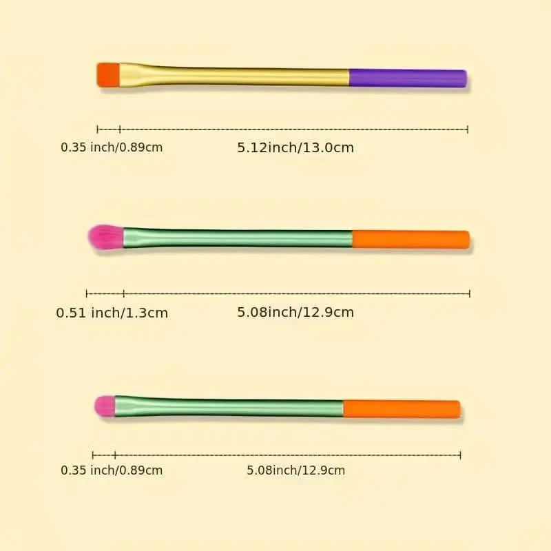 15-Pieces: Rainbow Color High Quality Makeup Brush Set by DailySale