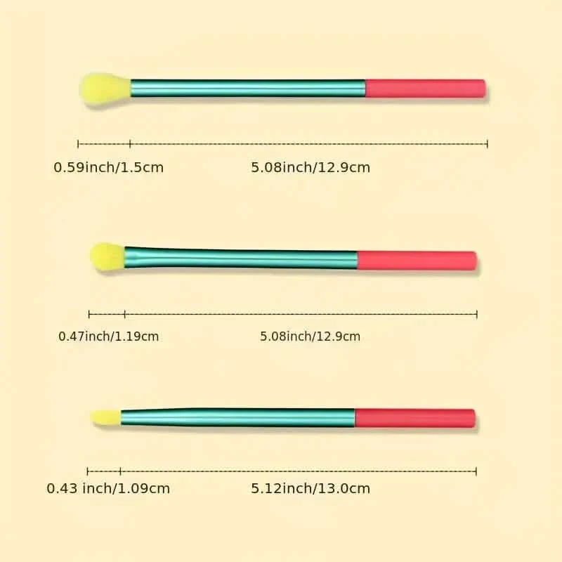 15-Pieces: Rainbow Color High Quality Makeup Brush Set by DailySale