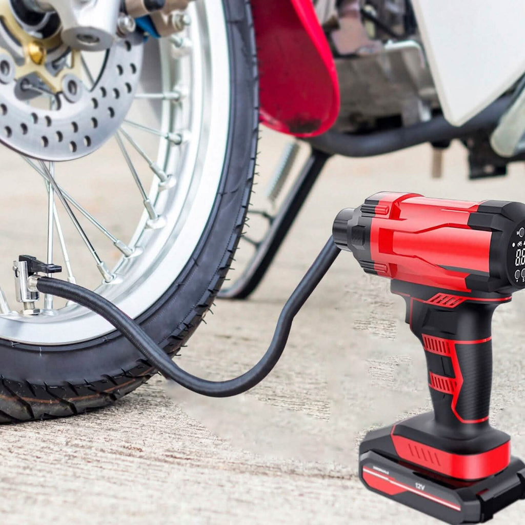 150 PSI 12V Portable Cordless Tire Pump 6000mAh Rechargeable with LED Light by DailySale