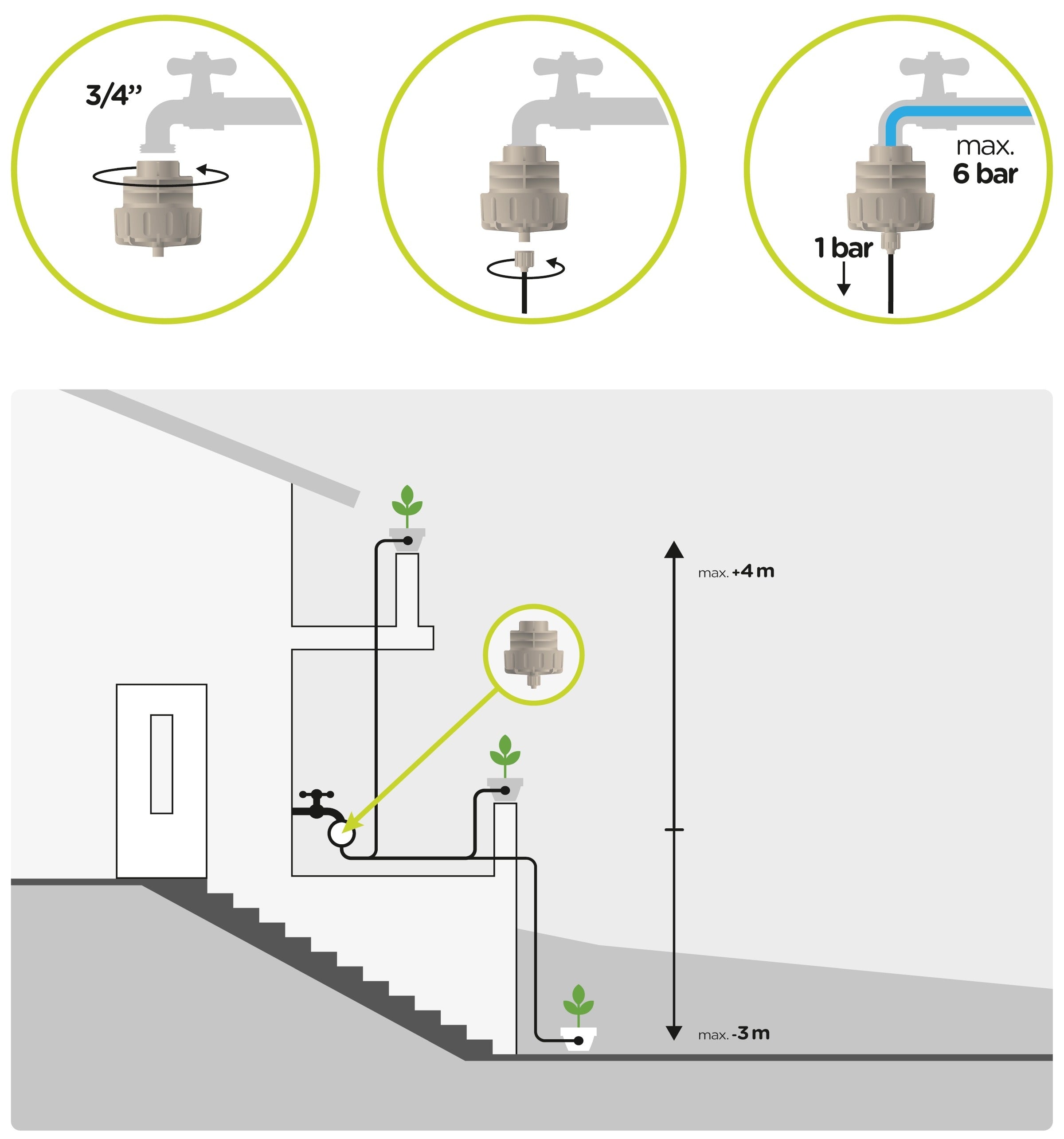 Blumat Pressure Reducer by Blumat Drip