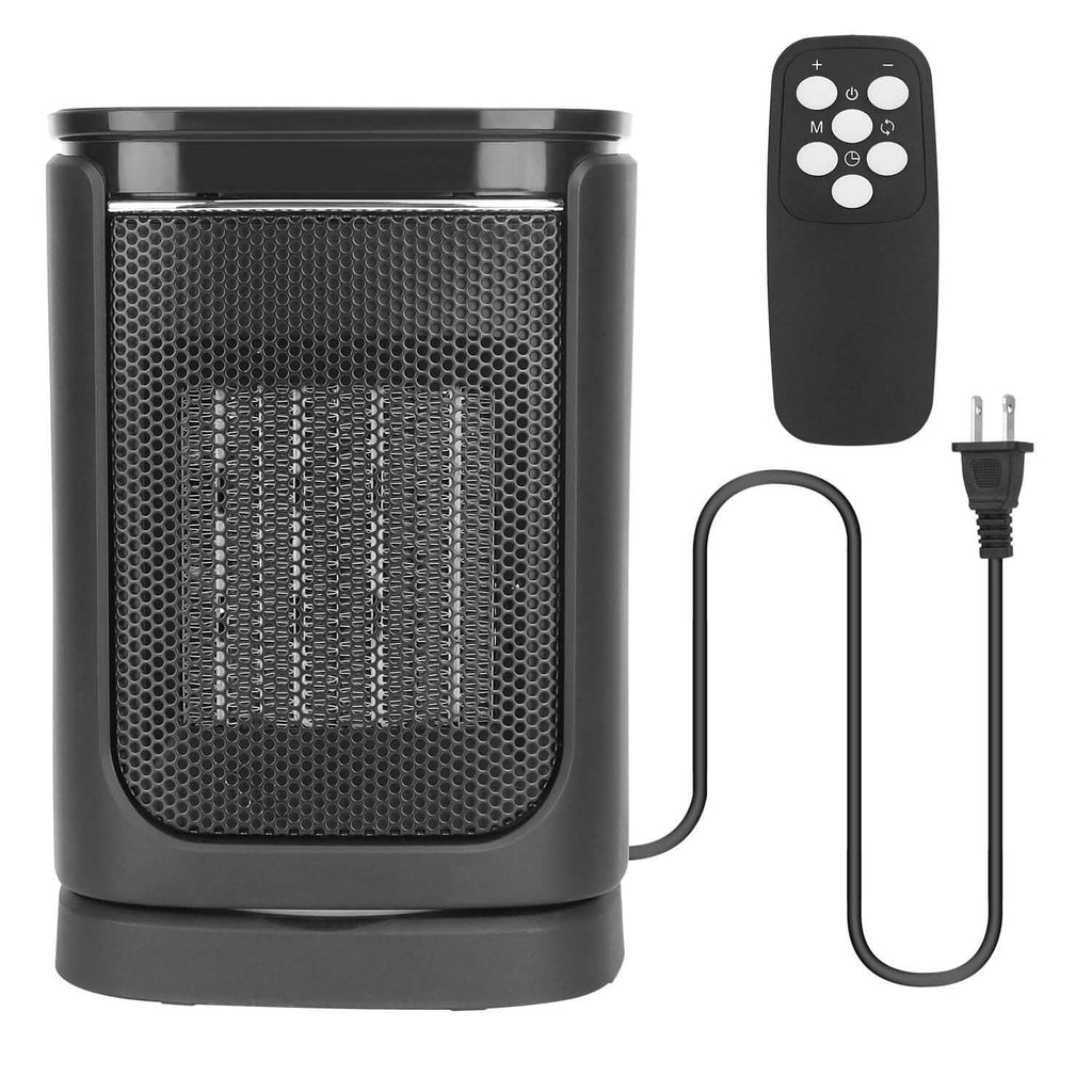 1500W Electric Space Heater Ceramic Heater Fan with 3 Modes Remote Control Digital Display by DailySale