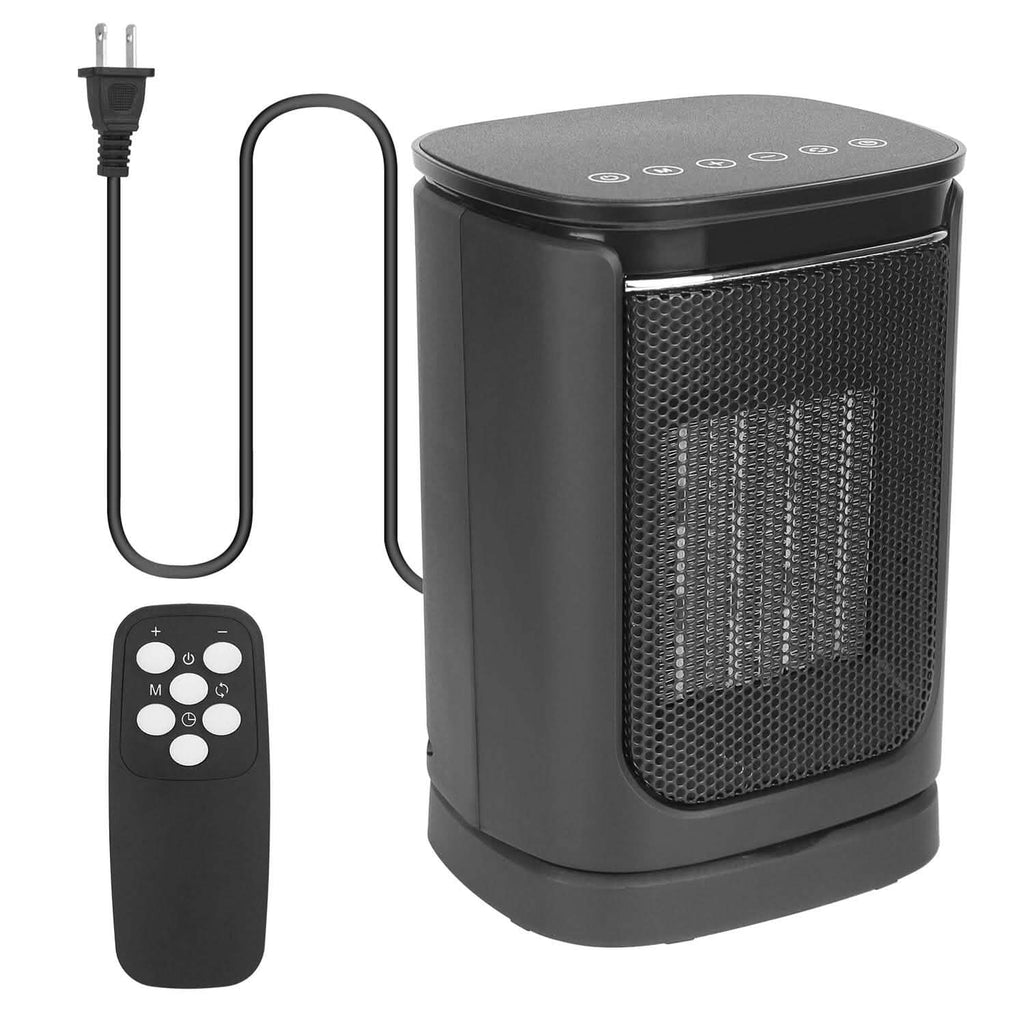 1500W Electric Space Heater Ceramic Heater Fan with 3 Modes Remote Control Digital Display by DailySale