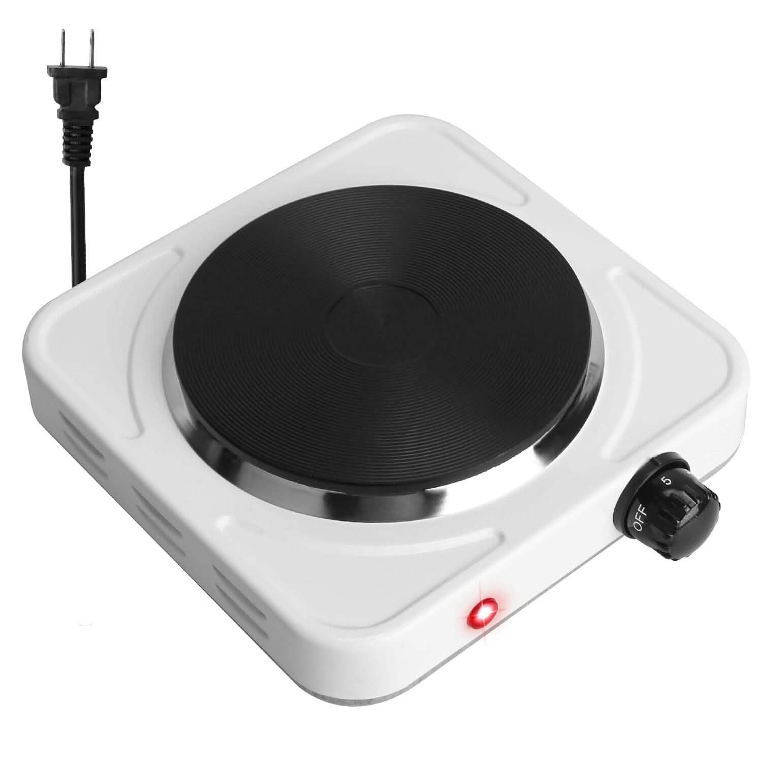 1500W Portable Heating Hot Plate Stove Countertop with Non Slip Rubber by DailySale