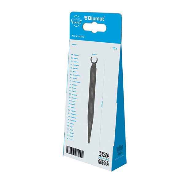 Blumat Support Stakes for Supply Tubing & Drippers, 10 Pack