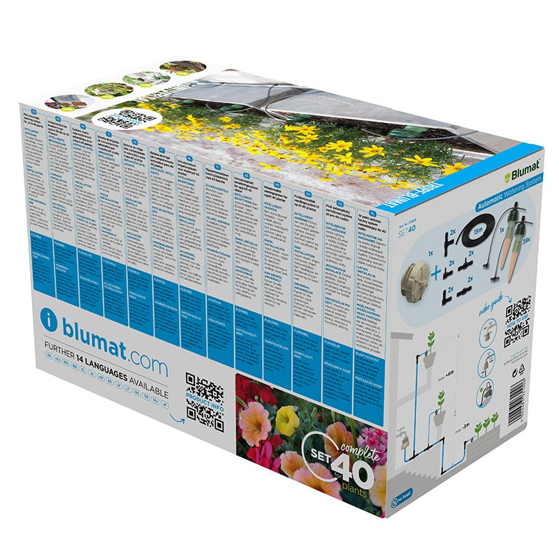 Blumat Automatic Watering Kit – 40 Plant Set by Blumat Drip