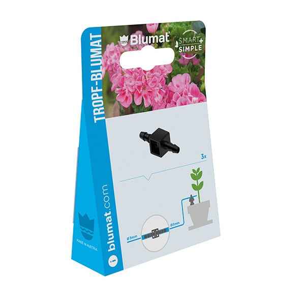 Blumat Mini-Hose Union – 3mm Connector, 3 Pack