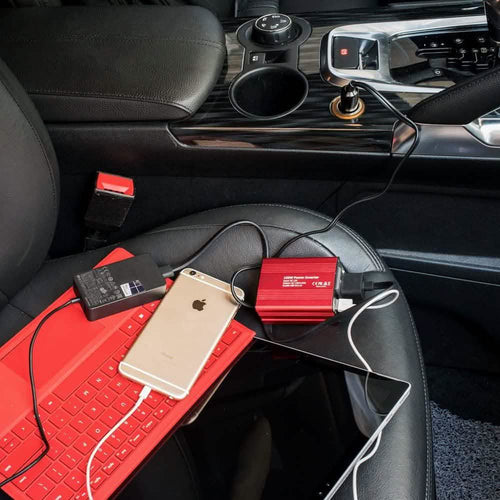 150W Car Power Inverter 12V DC to 110V AC Converter with 3.1A Dual USB Car Charger by DailySale