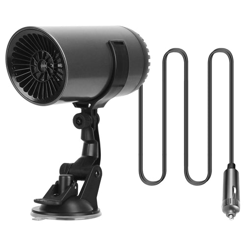 150W Portable Car Heater 2-in-1 Heating Cooling Fan Rotatable Demister Defroster by DailySale