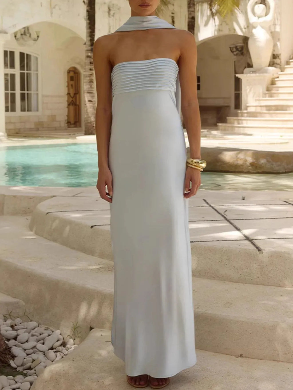 Tube Mermaid Maxi Dress by Shopiebay