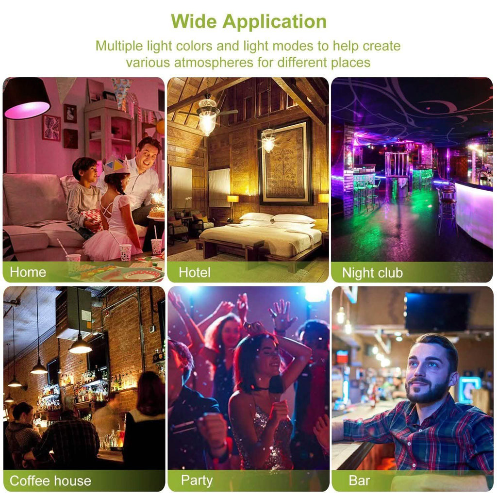 16 Colors Change LED Bulbs E27 3W RGD Dimmable Mood Lighting Lamp by DailySale