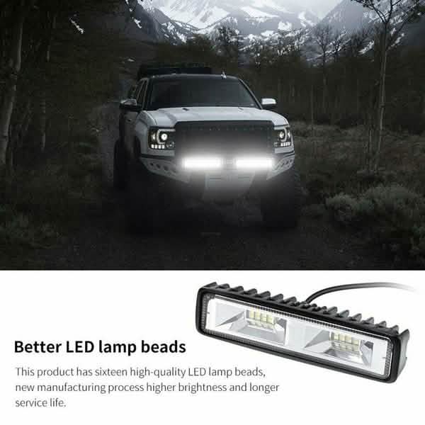 16 LEDs 48w DRL LED Work Light Driving Lamp by DailySale