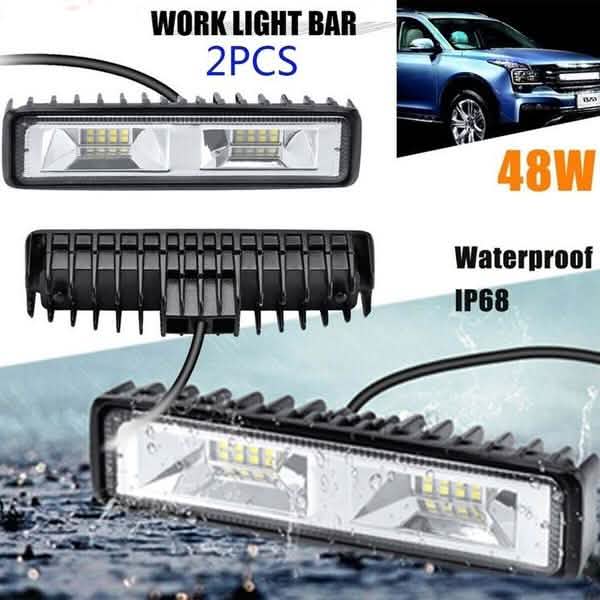 16 LEDs 48w DRL LED Work Light Driving Lamp by DailySale