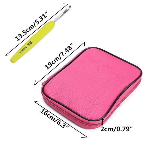 16-Piece: Colored Crochet Hooks Yarn by DailySale