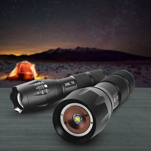1600 Lumen Aluminum Alloy Tactical Flashlight with Zoom by DailySale