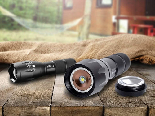 1600 Lumen Aluminum Alloy Tactical Flashlight with Zoom by DailySale
