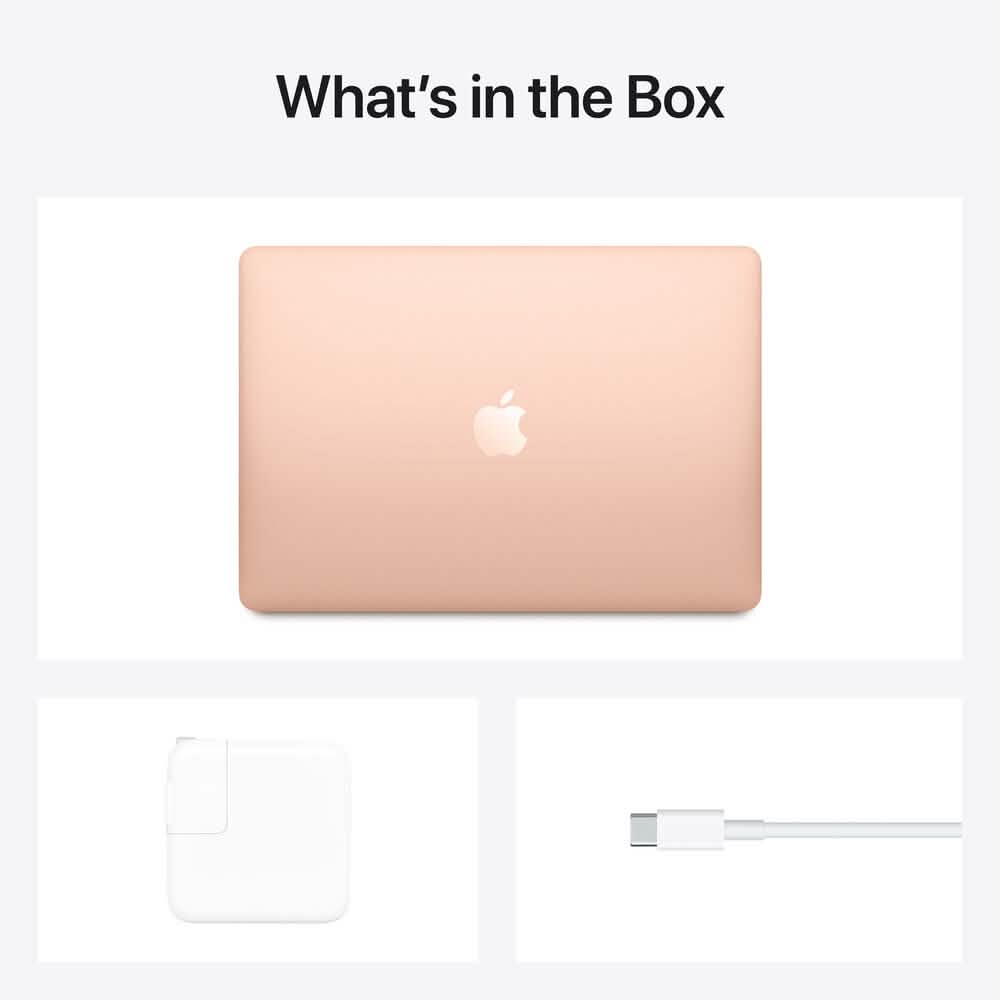 Apple 13.3" MacBook Air M1 Chip with Retina Display - Gold (Refurbished/Open Box) by DailySale