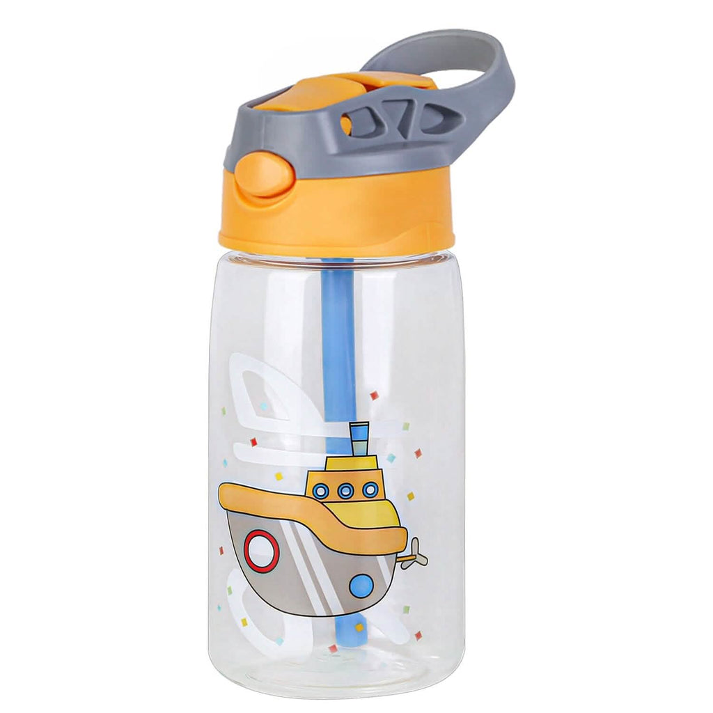 16.2oz Leak-proof Kids Water Bottle with Straw Push Button by DailySale