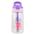 16.2oz Leak-proof Kids Water Bottle with Straw Push Button by DailySale