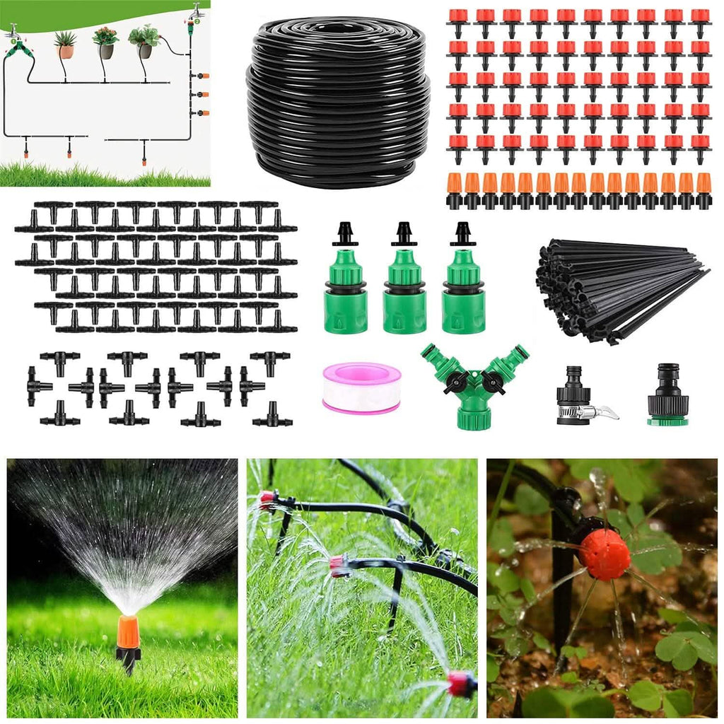 164FT Drip Irrigation Kit Automatic Garden Irrigation System by DailySale