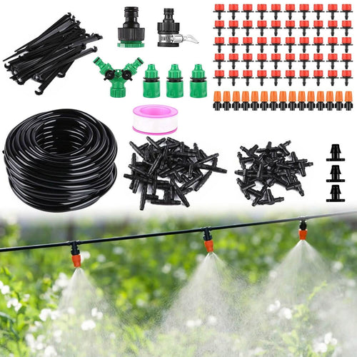 164FT Drip Irrigation Kit Automatic Garden Irrigation System by DailySale